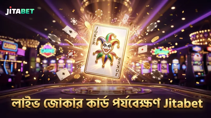 লাইভ গেমে জোকার কার্ডের নিয়মিত পর্যবেক্ষণ