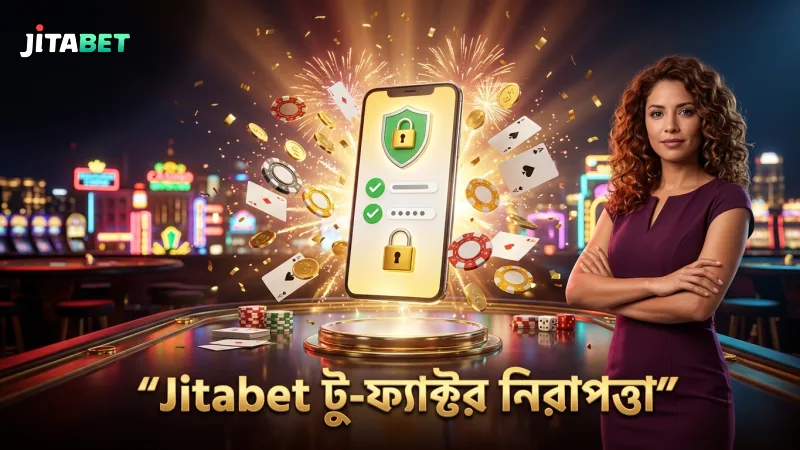 Jitabet নিরাপত্তার জন্য টু-ফ্যাক্টর অথেনটিকেশন সক্রিয়করণ অপরিহার্য।