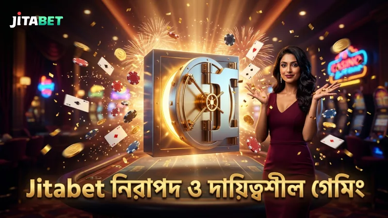 দায়িত্বশীল গেমিং ও Jitabet-এর নিরাপত্তা ব্যবস্থা নিশ্চিত করে।
