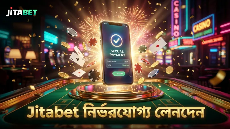 নির্ভরযোগ্য জমা ও উত্তোলন পদ্ধতি Jitabet-এ