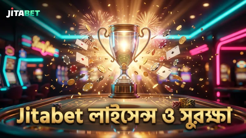 Jitabet নিরাপত্তার উচ্চ মান ও লাইসেন্স সহ সেবা প্রদান করে