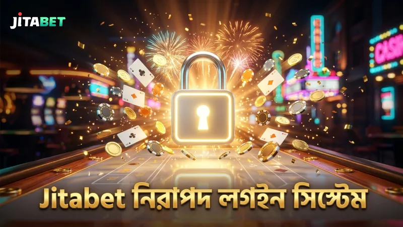 Jitabet নিরাপদ লগইন ও এনক্রিপশন সিস্টেম ব্যবহার করে।