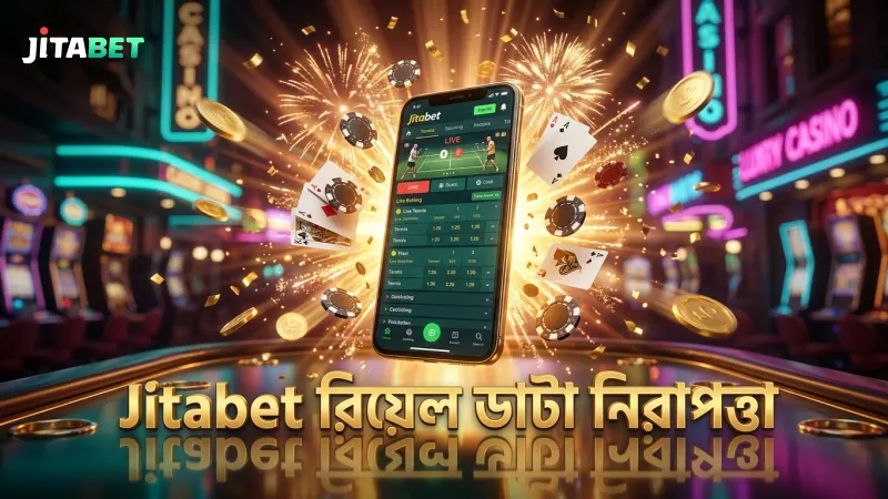 রিয়েল-টাইম ডাটা দিয়ে Jitabet বাজি নিরাপদ হয়।