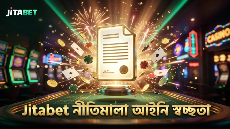 Jitabet এর নিয়মকানুন আইনি ও স্বচ্ছভাবে সংকলিত